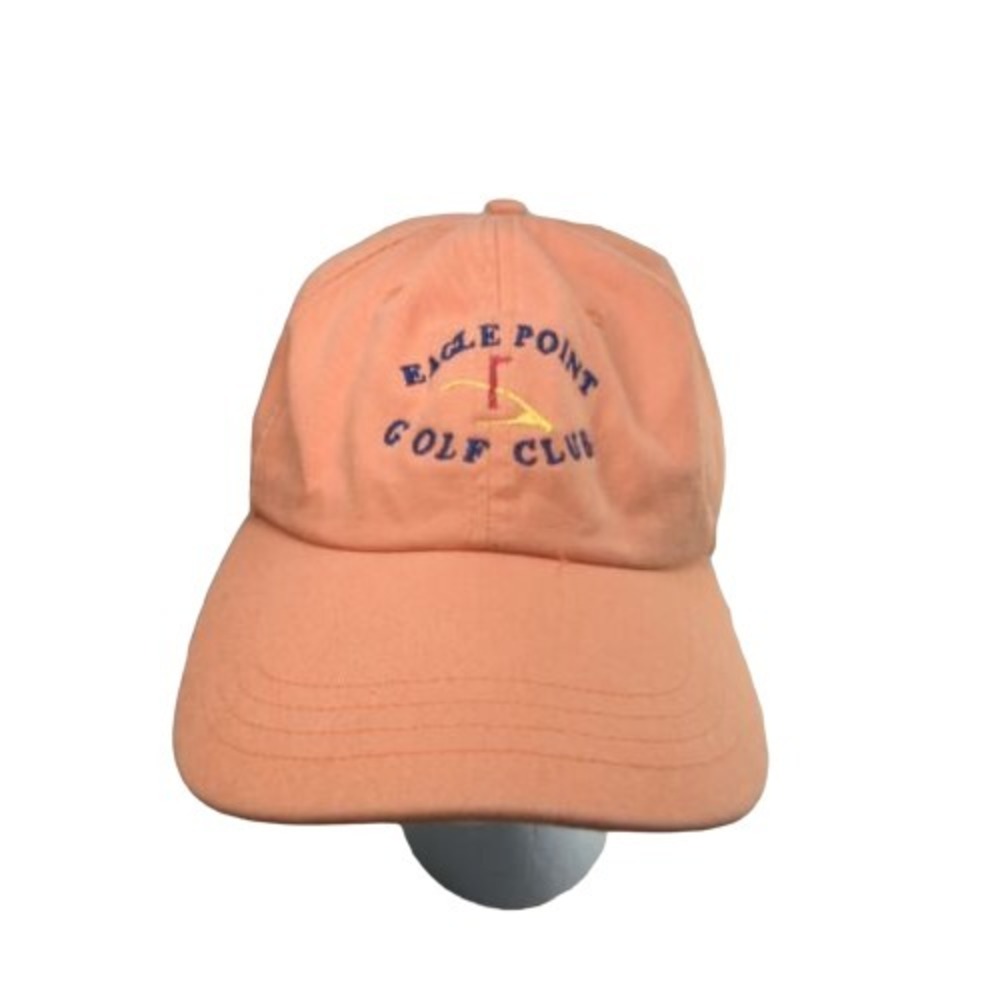 Eagle Point Golf Club orange Head headgear adjustable Baseball Cap Hat READ